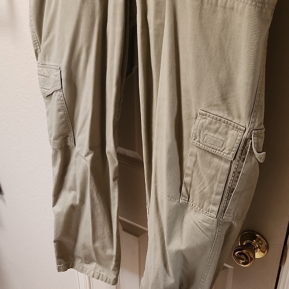 Liz & Me Women's Cargo Pants - Khaki - Picture 3 of 7